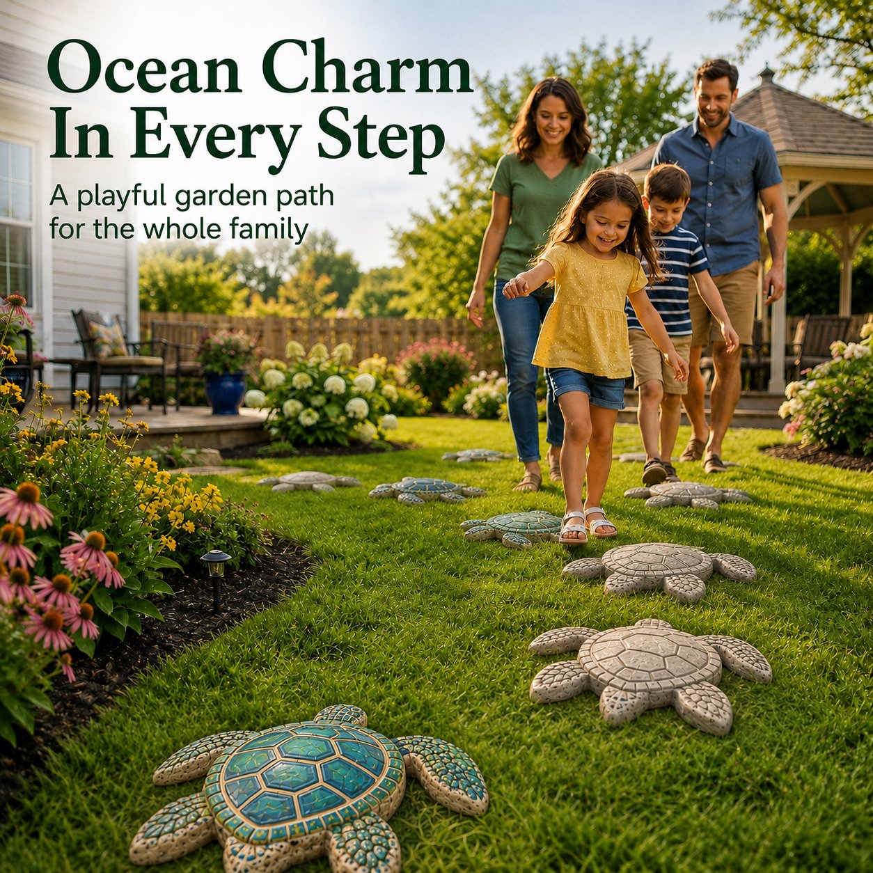 💥 LAST DAY 52% OFF - 🌊 Reusable Ocean Theme Garden Art Mold – Make Your Garden Truly One of a Kind (📦Buy 2 Free Shipping)