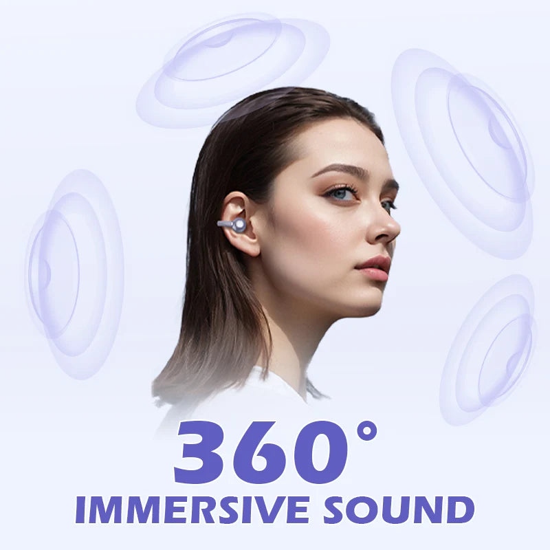 🔥 50% OFF! Open-Ear Clip-On Bluetooth Earbuds 🎧 All-Day Comfort, Immersive Sound & 8–10H Battery!