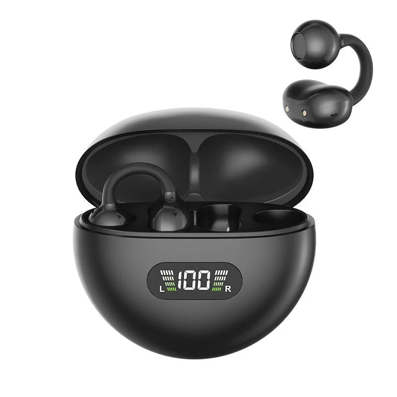 🔥 50% OFF! Open-Ear Clip-On Bluetooth Earbuds 🎧 All-Day Comfort, Immersive Sound & 8–10H Battery!