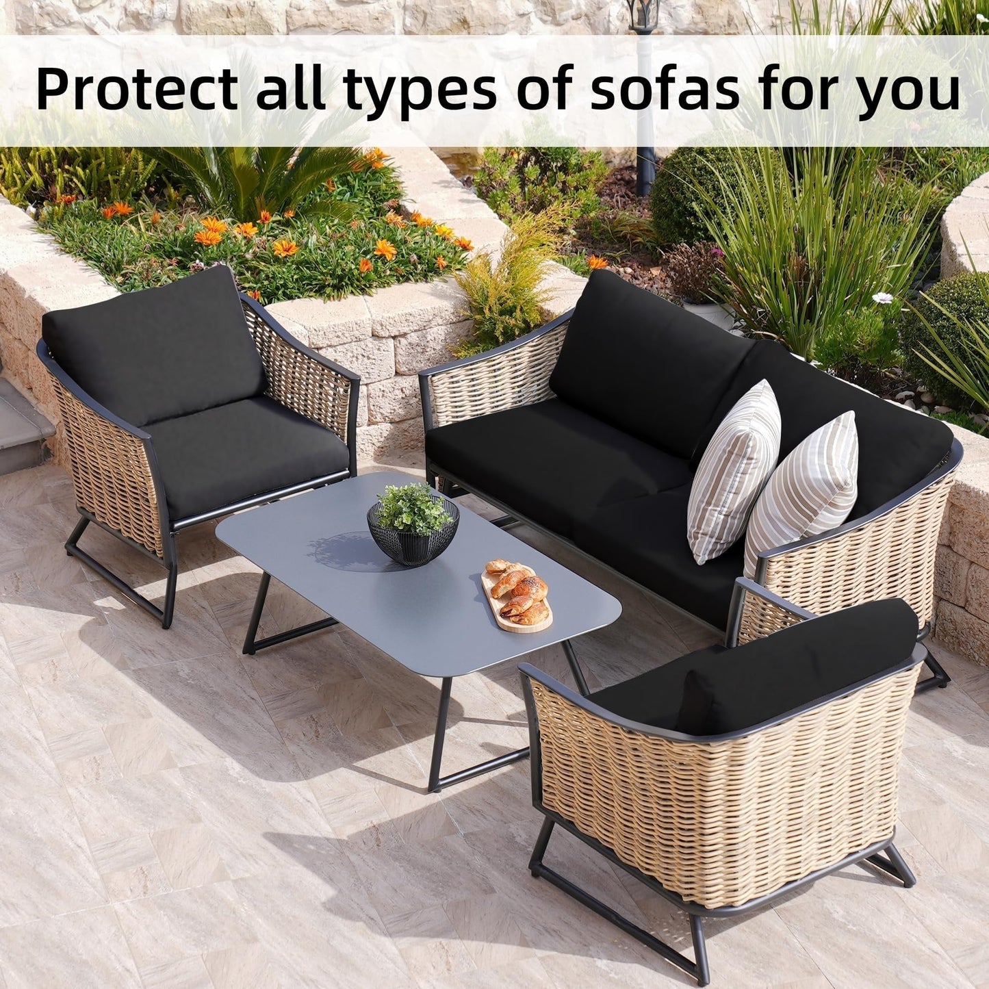 🪑 Stretch Sofa Cushion Covers — Only $9.99 Per Cover