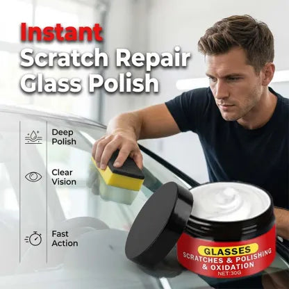 Glass Scratch Polishing & Repair Compound
