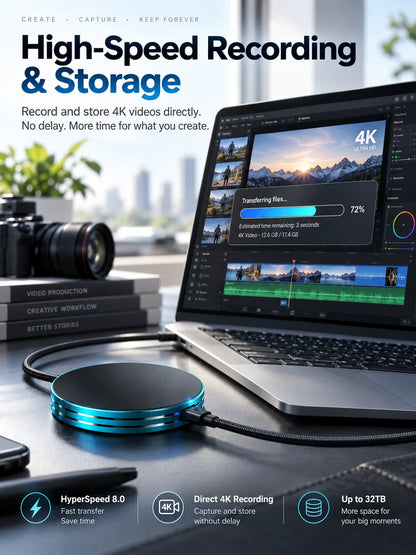 C Magnetic Portable SSD – Anti-Lost External Solid State Drive