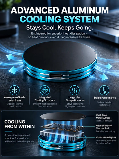 C Magnetic Portable SSD – Anti-Lost External Solid State Drive