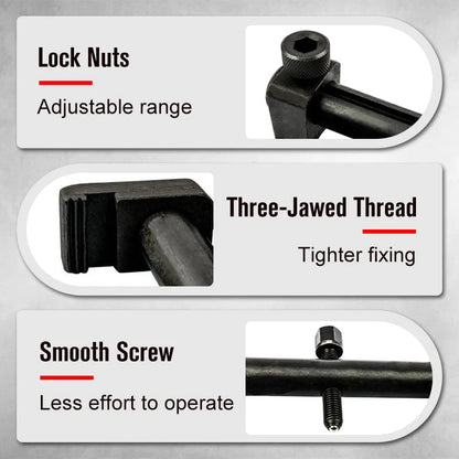 🔧⚙️ Adjustable Crankshaft Pulley Removal Tool – 50% OFF! Fits most vehicles, easy to use, heavy-duty – remove pulleys without hassle. 🚗