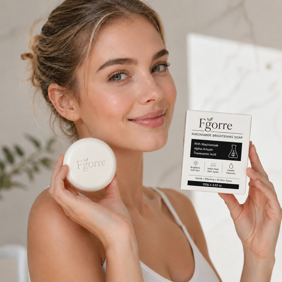 🌿 Niacinamide Skin Soap – Brightens, Fades Spots & Freckles