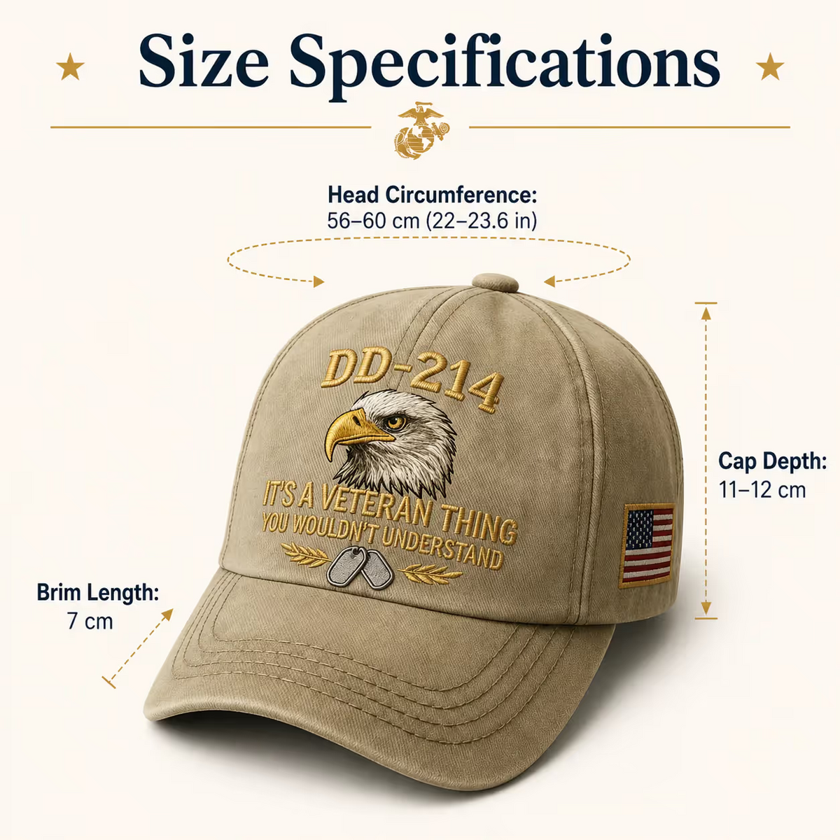 100% Handmade DD-214 Veteran Honor Embroidered Cap(𝐂𝐡𝐚𝐝 𝐒𝐦𝐢𝐭𝐡 𝐇𝐚𝐧𝐝𝐦𝐚𝐝𝐞®) - Buy 2 Get Extra 10% Off