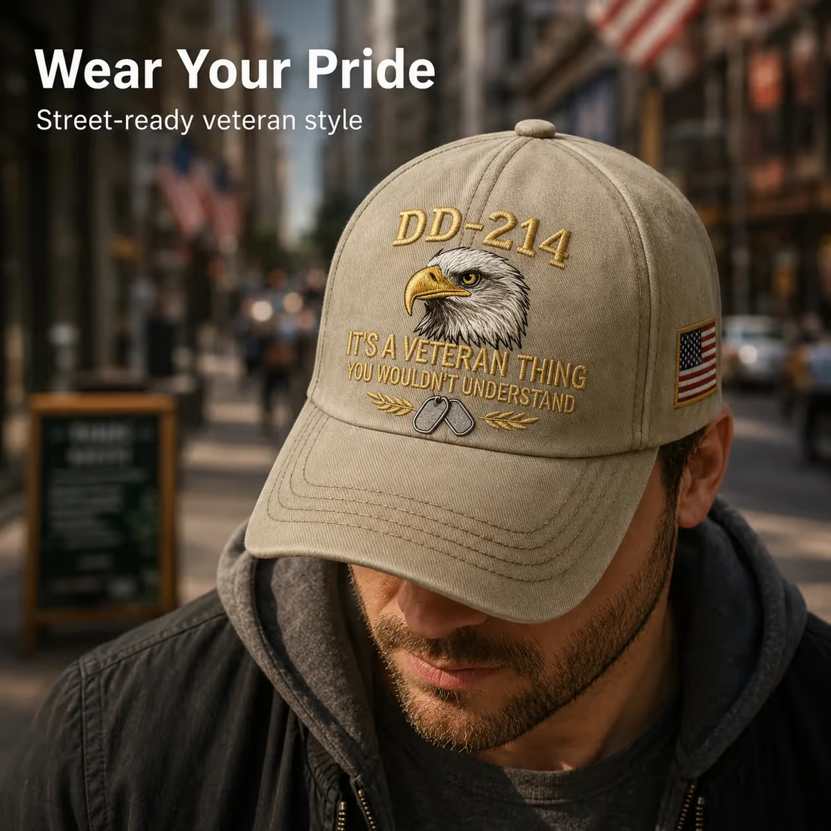 100% Handmade DD-214 Veteran Honor Embroidered Cap(𝐂𝐡𝐚𝐝 𝐒𝐦𝐢𝐭𝐡 𝐇𝐚𝐧𝐝𝐦𝐚𝐝𝐞®) - Buy 2 Get Extra 10% Off