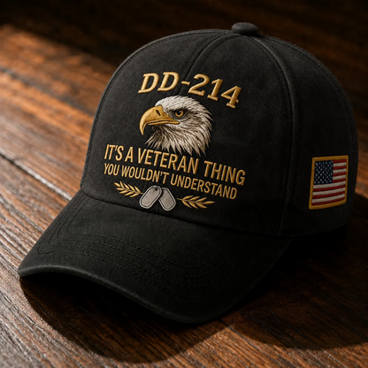 100% Handmade DD-214 Veteran Honor Embroidered Cap(𝐂𝐡𝐚𝐝 𝐒𝐦𝐢𝐭𝐡 𝐇𝐚𝐧𝐝𝐦𝐚𝐝𝐞®) - Buy 2 Get Extra 10% Off