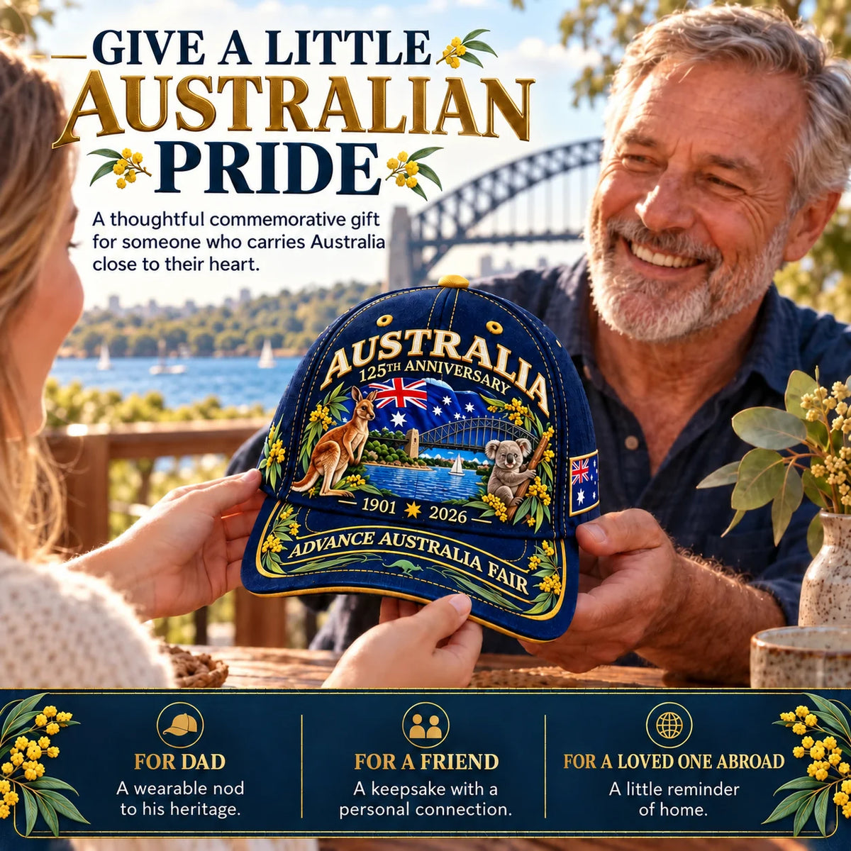 Australia 125th Anniversary 1901–2026 Commemorative Cap🦘