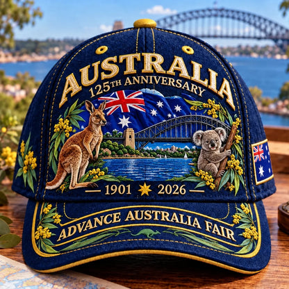Australia 125th Anniversary 1901–2026 Commemorative Cap🦘