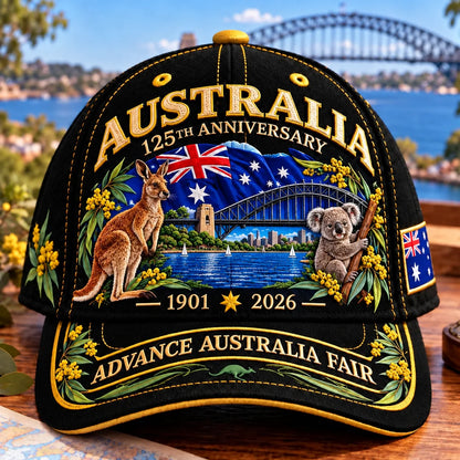 Australia 125th Anniversary 1901–2026 Commemorative Cap🦘