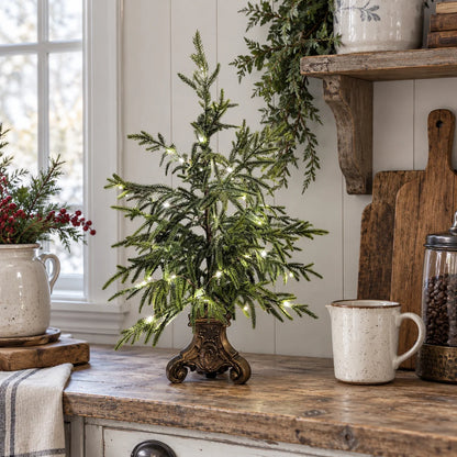 🎄Buy 2 Get 20% OFF🎁Vintage Lighted Norfolk Pine Trees