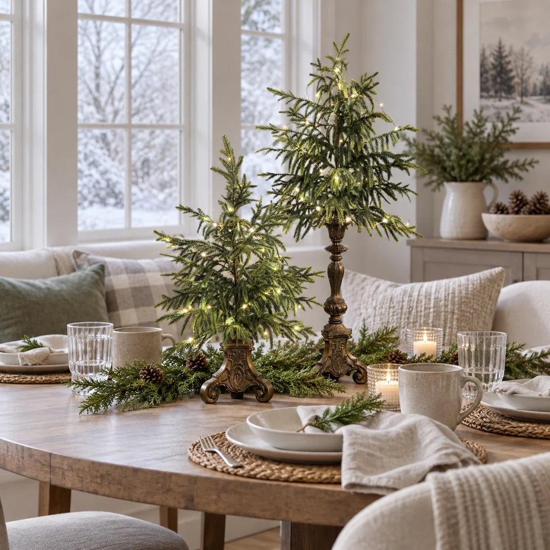🎄Buy 2 Get 20% OFF🎁Vintage Lighted Norfolk Pine Trees
