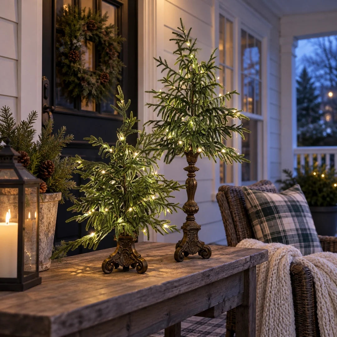 🎄Buy 2 Get 20% OFF🎁Vintage Lighted Norfolk Pine Trees