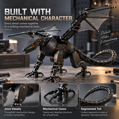 🏅100K+ Sold 🥚🐉 DragonMorph – Egg to Dragon Transforming Mechanical Toy