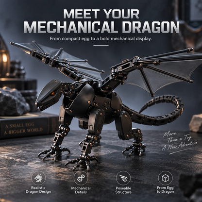 🏅100K+ Sold 🥚🐉 DragonMorph – Egg to Dragon Transforming Mechanical Toy