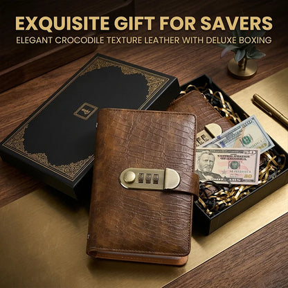 Lockable Savings Notebook