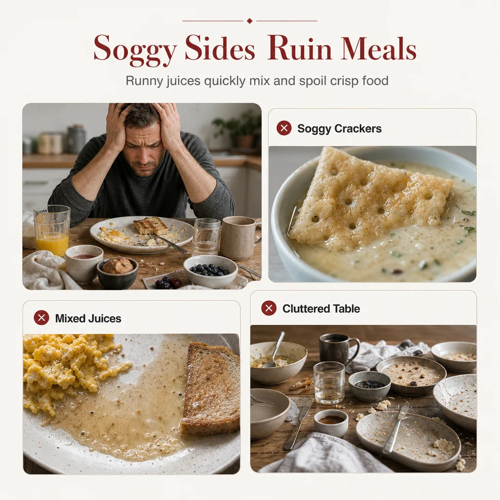 ⏳🔥LIMITED-TIME 50% OFF! ⏰🍲Retro Ceramic Divided Baking Dish – Vintage Style, Dual Compartments & Elegant Dining for Every Occasion ❤️