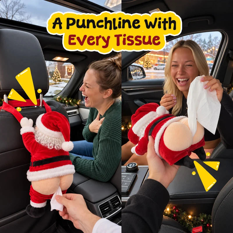 🎅🏻Funny Santa Butt Tissue Box