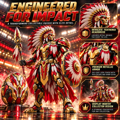 🪶🔥 ChiefMorph – Egg to Chief Transforming Mechanical Figure