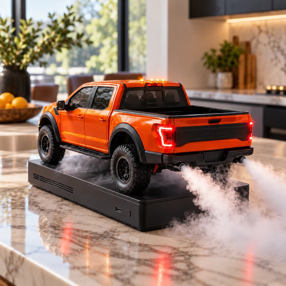 🚘💨 LED Pickup Truck Humidifier – Realistic Exhaust Mist & Cool Truck Desk Decor