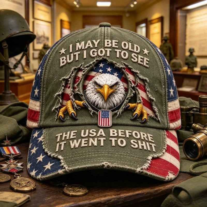 🦅Veteran heritage patriotic commemorative cap collection