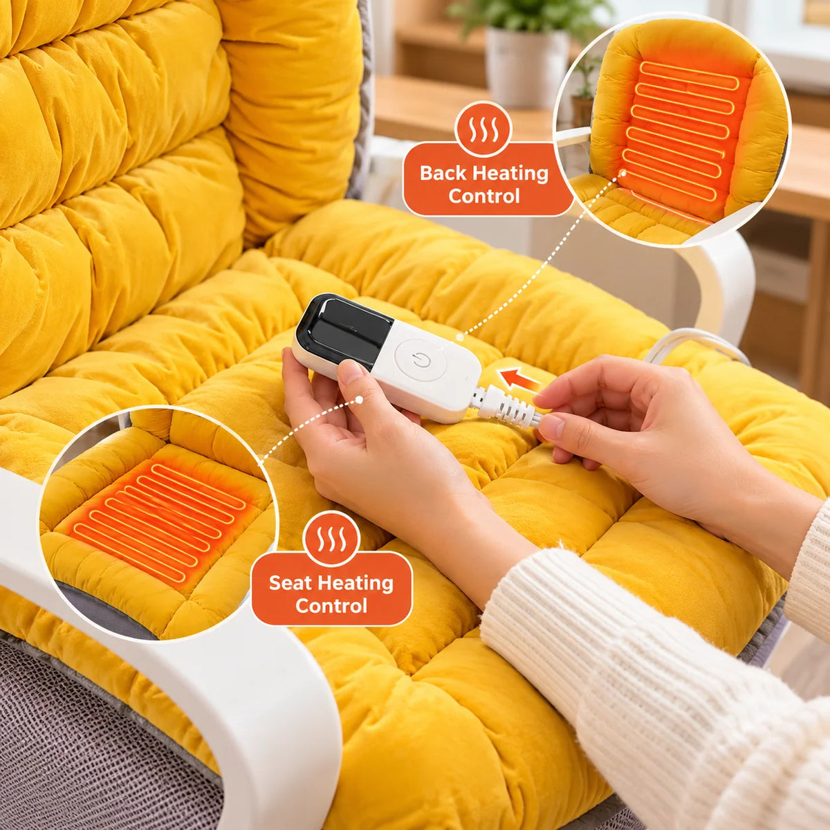Heated Seat Cushion – Cozy Warmth for Everyday Comfort