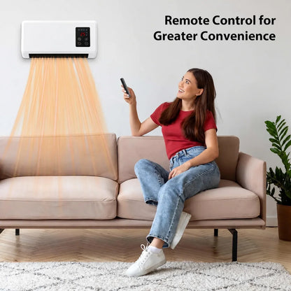 🔥Black Friday Early Bird Deals-Wall-Mounted Space Heater with Thermostat and Remote Control