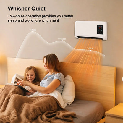 🔥Black Friday Early Bird Deals-Wall-Mounted Space Heater with Thermostat and Remote Control