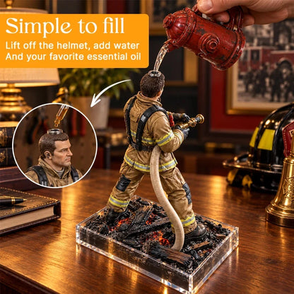 🔥🚒Blazing Spirit – Firefighter-Themed Mist Light