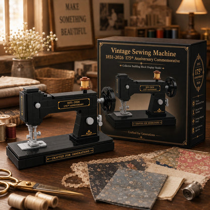 Sewing Machine Brick Building Set 175th Anniversary Collector Edition
