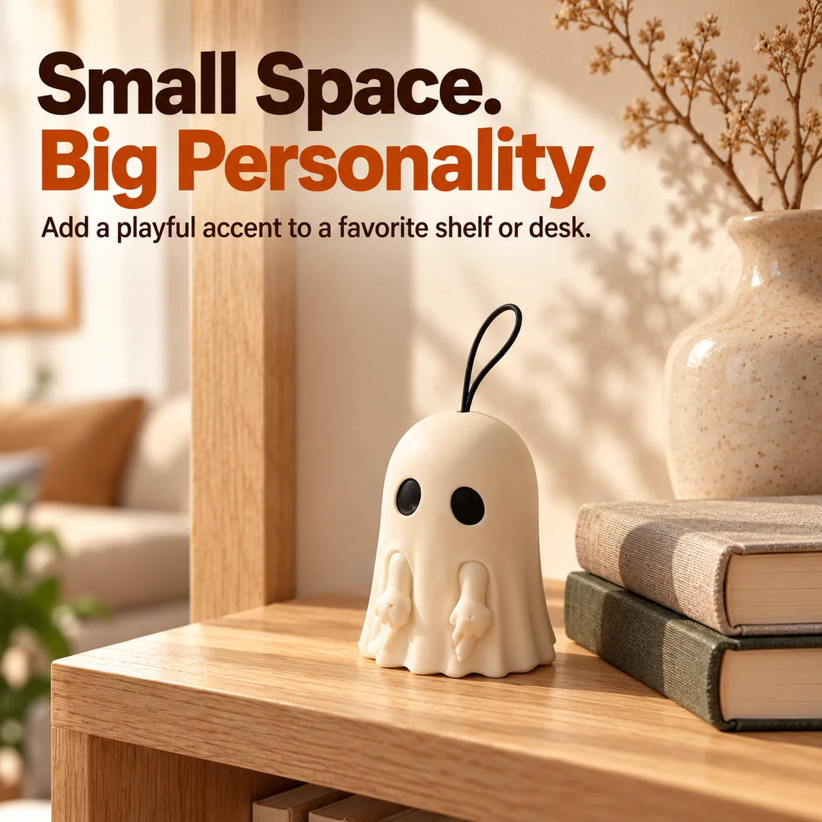 👻 Pull-to-Reveal Ghost & Skull Figurines – Playful Desk Decor & Quirky Gift