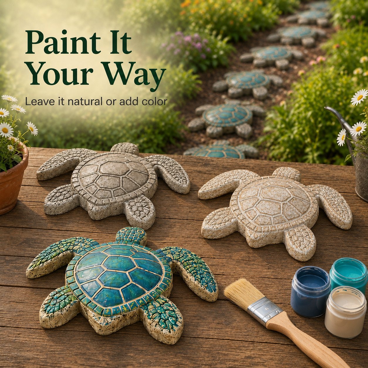 💥 LAST DAY 52% OFF - 🌊 Reusable Ocean Theme Garden Art Mold – Make Your Garden Truly One of a Kind (📦Buy 2 Free Shipping)