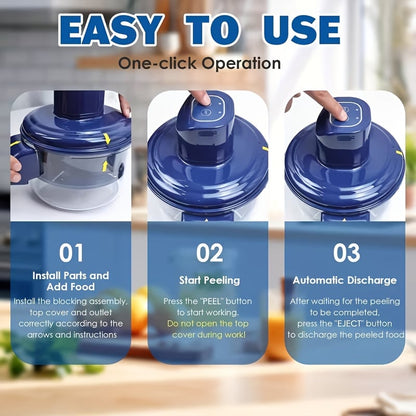 🔥LAST DAY 44% OFF - Universal Automatic Peeler | The Smart Kitchen Gadget That Peels Fruits & More In Seconds