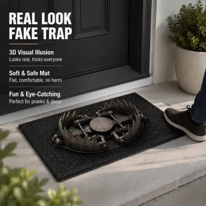 😂 3D Bear Trap Illusion Doormat