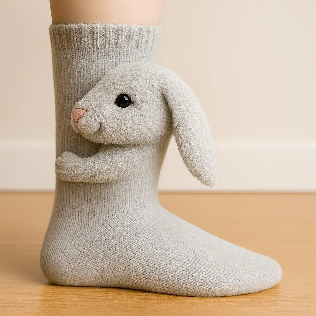 🎅Limited Sale 53% Off 🎄3D Knit Animal Socks