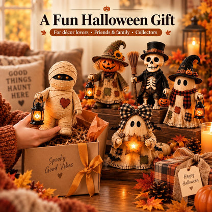 🎁LAST DAY 49% OFF🔥🎃Vintage Halloween Lighted Figurine Collection