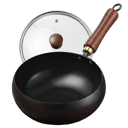 🥘 Authentic Handmade Pure Iron Pan | PFOA-Free | All Stoves Compatible | Physical Non-Stick | Boost Iron Levels ✨