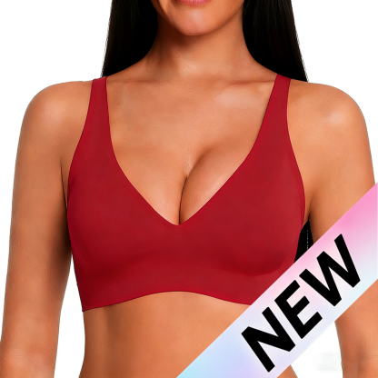 Seamless Wireless Full-Coverage Bra