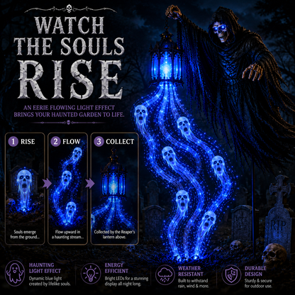 🎃 Today Only: 49% OFF 💀Animated Halloween Soul Harvester Garden Light Collection
