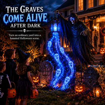 🎁 Today Only: 50% OFF 🎁Animated Halloween Soul Harvester Garden Light Collection💀
