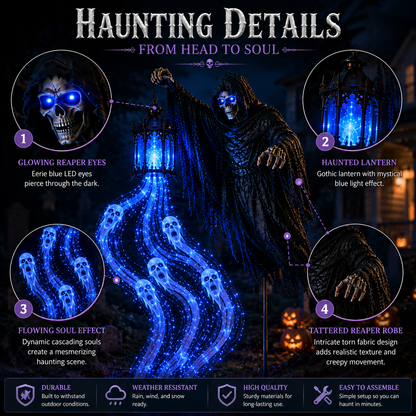 🎃 Today Only: 49% OFF 💀Animated Halloween Soul Harvester Garden Light Collection