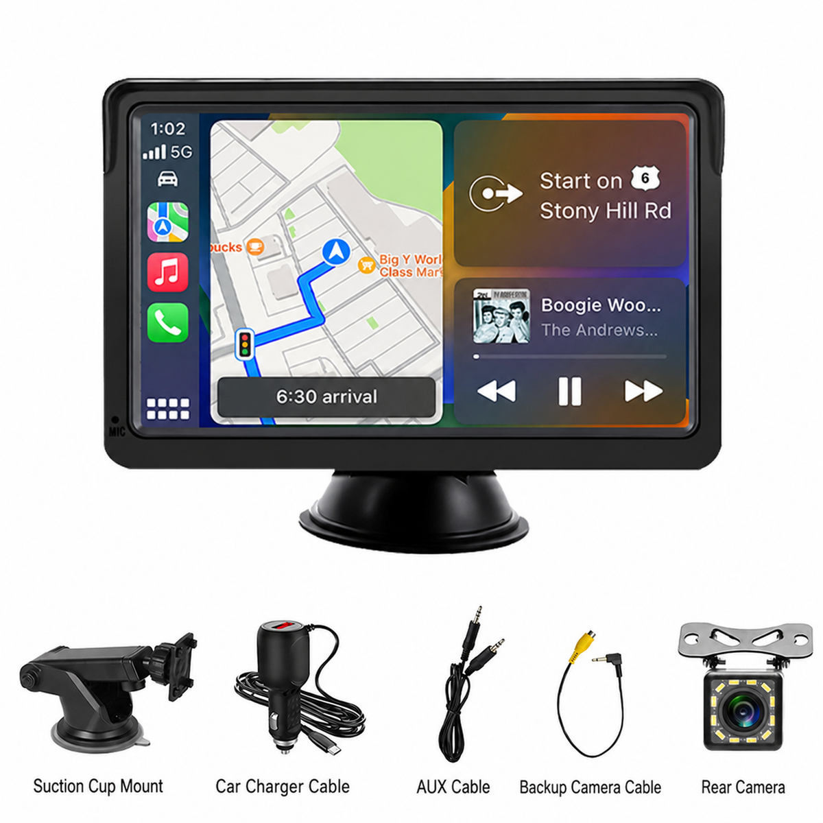 🔥LAST DAY 49% OFF - 2026 Upgraded Wireless CarPlay Screen for Andriod & Iphone