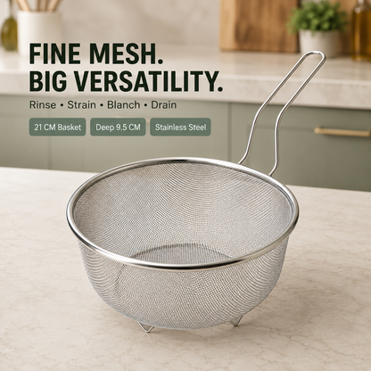 📢📢50% OFF !! ⏰Stainless Steel Sieve with Handle🥄🫕