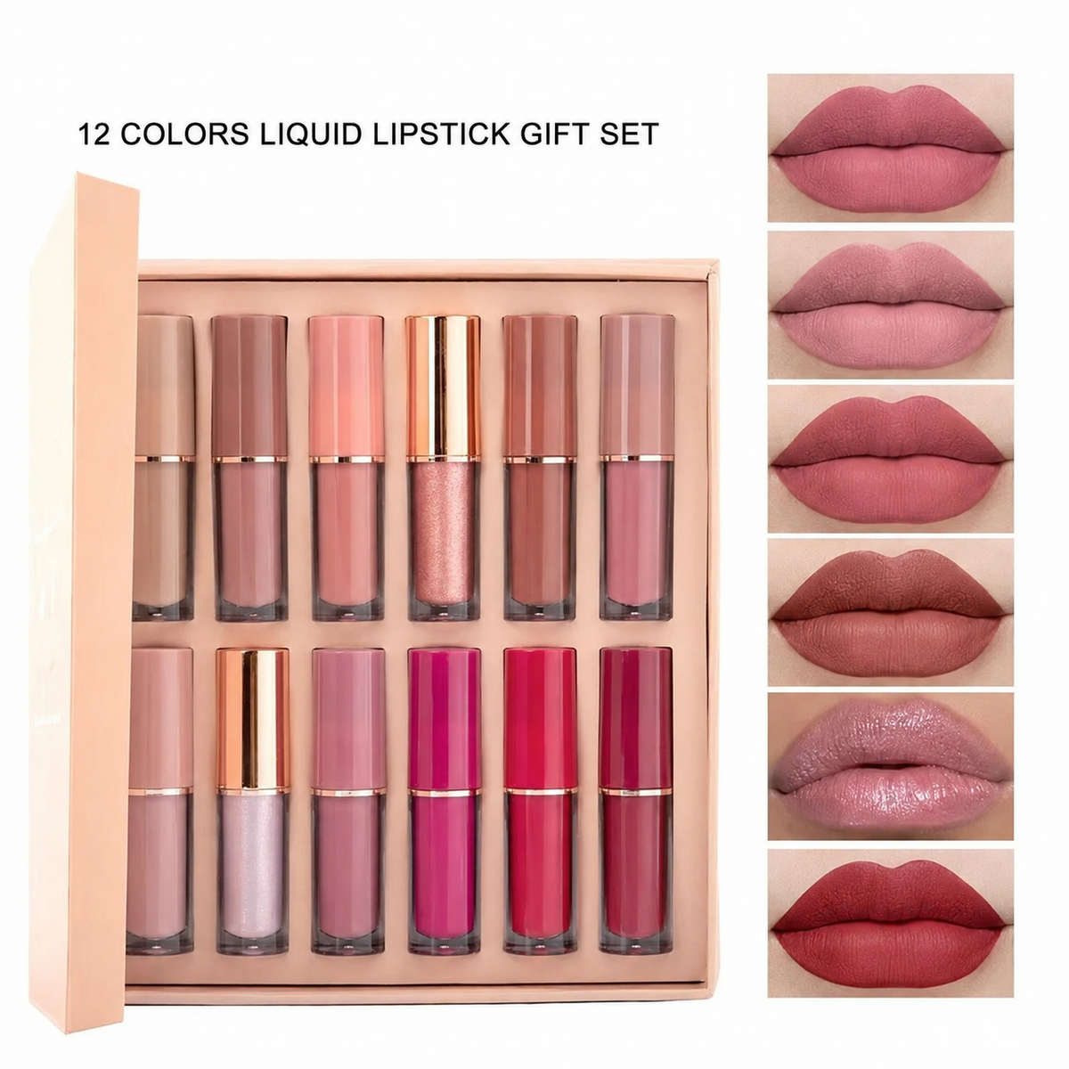 💄[💥LIMITED DEAL]  12-Color Liquid Lipstick Gift Set