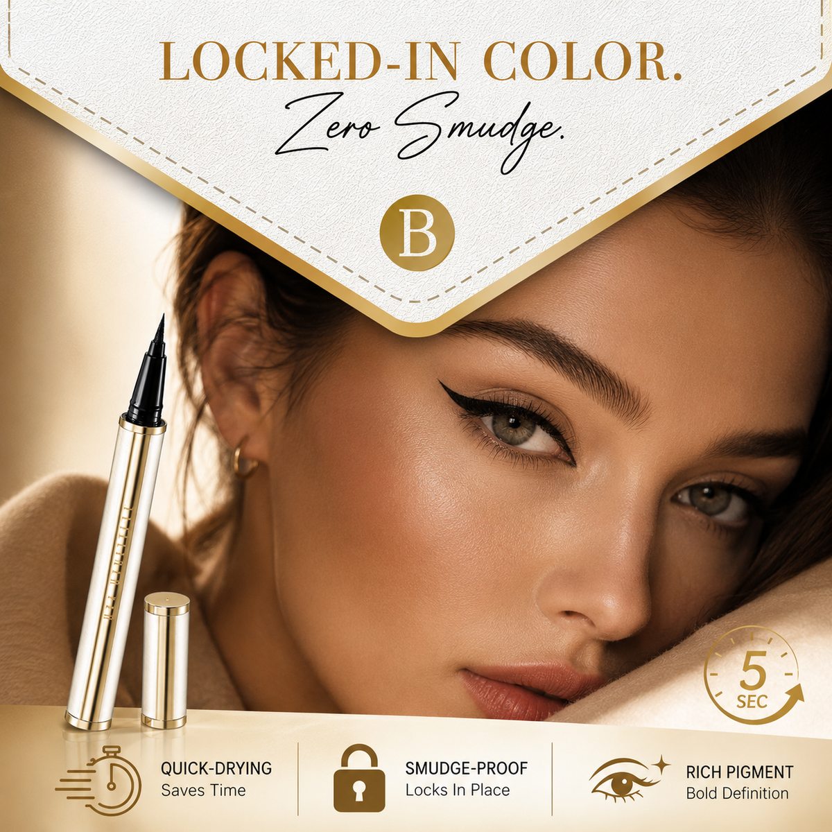 Luxe Lambskin 24H Waterproof Liquid Eyeliner