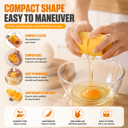 🔥Today 50% OFF 🥚 Egg Shell Opener – Crack Eggs Perfectly Without Mess
