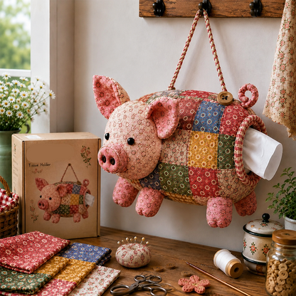 🔥 HOT SALE 🐔 DIY Animal Tissue Holder Sewing Kit – 6 Cute Farm Animal Designs