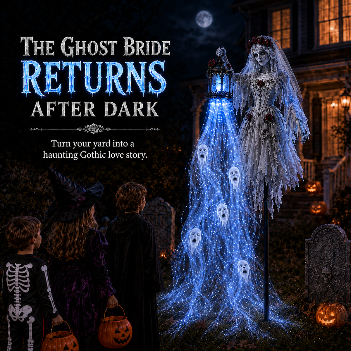 🎃 Today Only: 49% OFF 💀Animated Halloween Soul Harvester Garden Light Collection