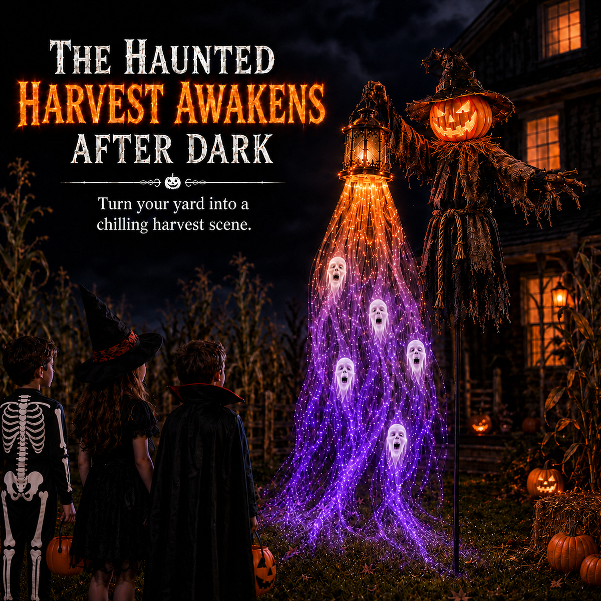 🎃 Today Only: 49% OFF 💀Animated Halloween Soul Harvester Garden Light Collection
